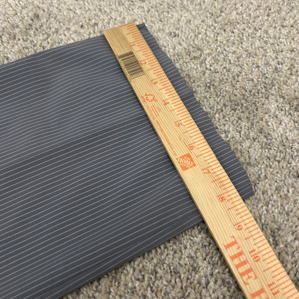 Nike Golf Pants 34x32 Grey Pinstripe Dri-FIT Performance Trousers Performance - Picture 8 of 10